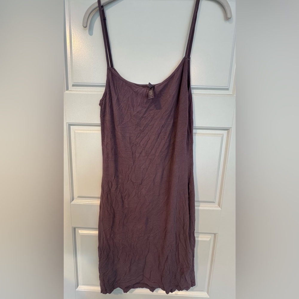 SKIMS Purple Midi Dress
